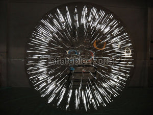 Shinning Zorb Ball Inflatable Light Zorb Ball, Commercial Funny White Transpa Light Inflatable Zorb Ball