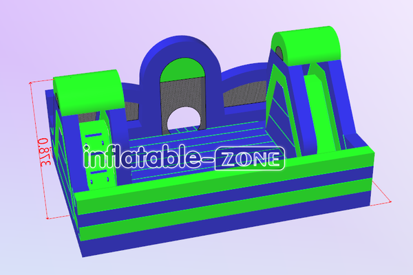Inflatable-Zone Design Outdoor Giant Kids Inflatable Sports Interactive Game Inflatable Fun Party Playground Dry Slide