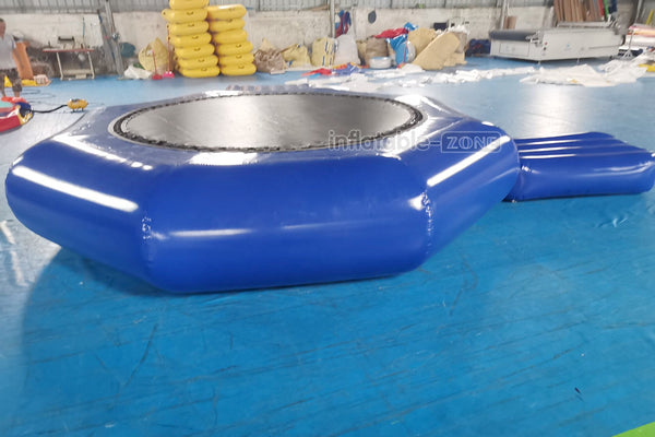 Commercial Large Inflatable Water Floating Slides Combo Inflatable Trampoline Sea Sports Games