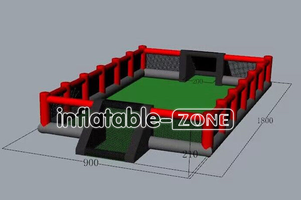 Inflatable-Zone Design Large Inflatable Soccer Arena Game Commercial Inflatable Football Field