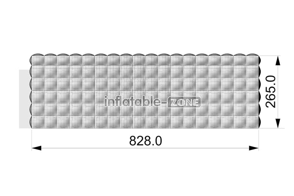 Inflatable-Zone Design Large Inflatable Party Tent Inflatable Air Cube Tent Inflatable Nightclub For Event Wedding