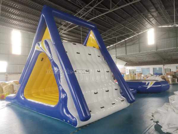 Floating Inflatable Water Park Set Large Water Trampoline With Slides Climbing Water Toy For Sea And Lake