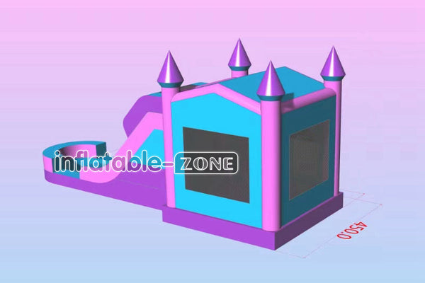 Inflatable-Zone Design Best Inflatable Bounce House Water Slide Combo Jumping Bouncy Castle For Pool