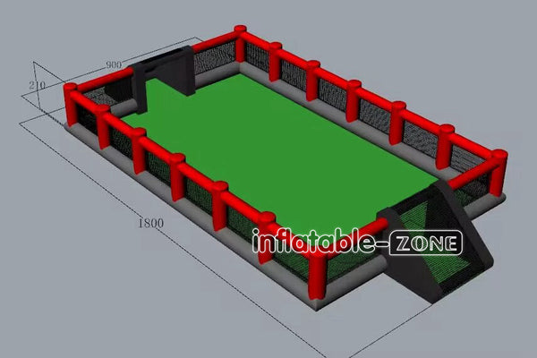 Inflatable-Zone Design Large Inflatable Soccer Arena Game Commercial Inflatable Football Field