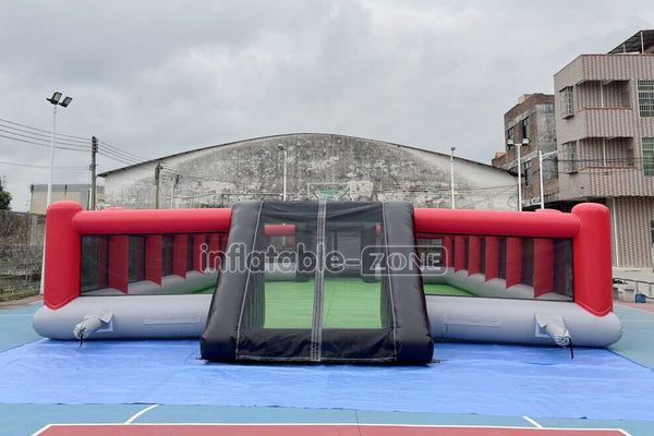 Outdoor Inflatable Football Pitch Playground Giant Inflatable Soccer Field For Inflatable Sports Game