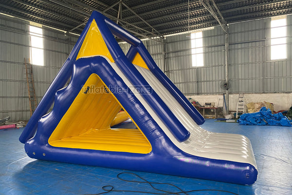 Commercial Large Inflatable Water Floating Slides Combo Inflatable Trampoline Sea Sports Games
