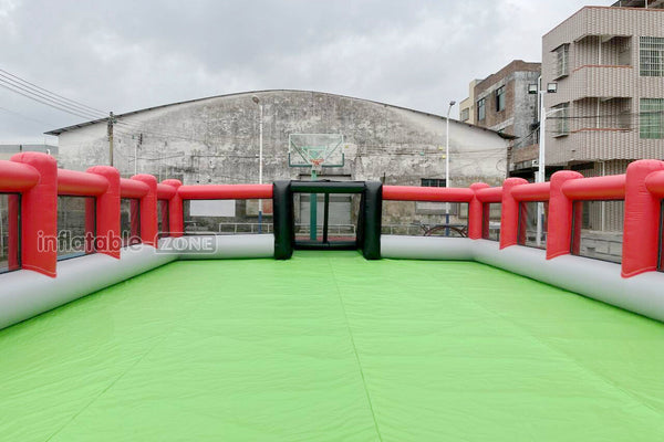 Outdoor Inflatable Football Pitch Playground Giant Inflatable Soccer Field For Inflatable Sports Game