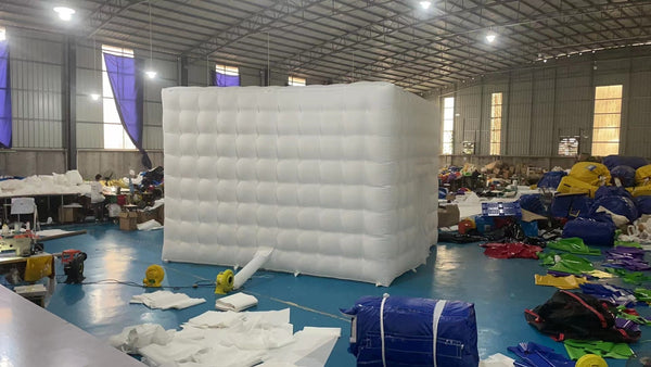 Led Light Inflatable Discos Inflatable Nightclub Inside Tent Blow Up Nightclub