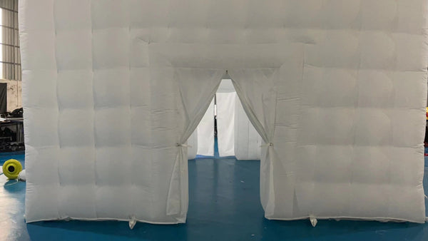Led Light Inflatable Discos Inflatable Nightclub Inside Tent Blow Up Nightclub
