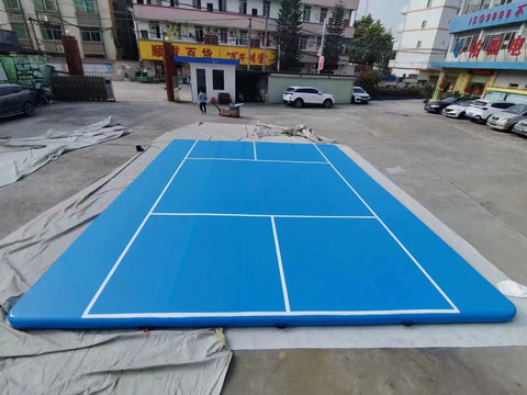 Inflatable Football Tennis Ball Air Tumble Mat Inflatable Air Gymnastics Gym Air Floor Badminton