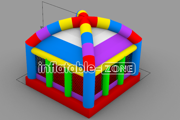 Inflatable-Zone Design Playground Inflatable Bounce House With Obstacle Course Dome Inflatable Bouncer Castle