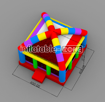 Inflatable-Zone Design Playground Inflatable Bounce House With Obstacle Course Dome Inflatable Bouncer Castle