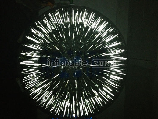 Shinning Zorb Ball Inflatable Light Zorb Ball, Commercial Funny White Transpa Light Inflatable Zorb Ball