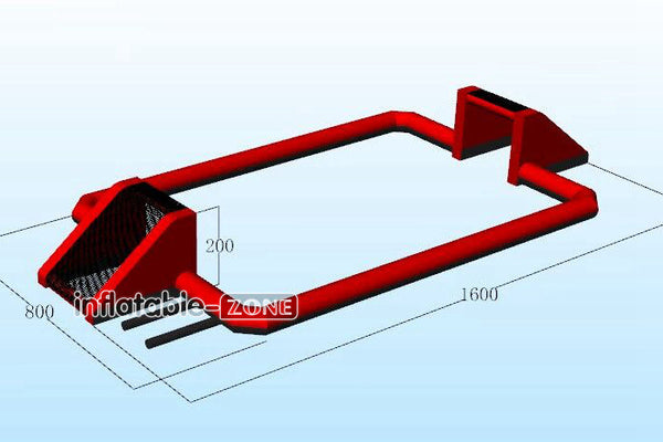 Inflatable-Zone Design Big Sports Games Inflatable Football Pitch Commercial Inflatable Soccer Field