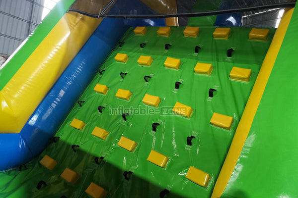 Commercial Amusement Park Inflatable Obstacle Course Slip And Slide Sports Games By Bounce