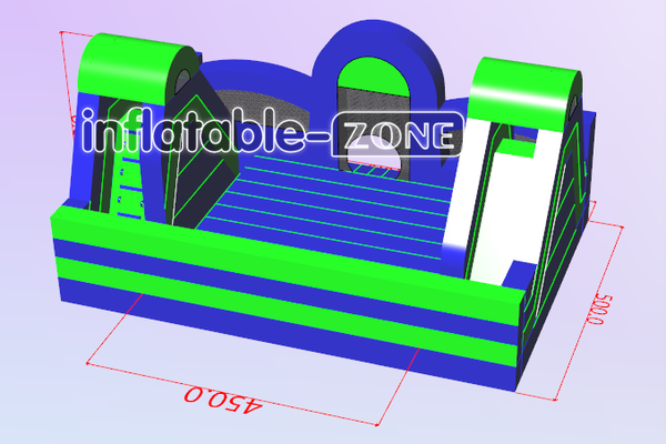 Inflatable-Zone Design Outdoor Giant Kids Inflatable Sports Interactive Game Inflatable Fun Party Playground Dry Slide