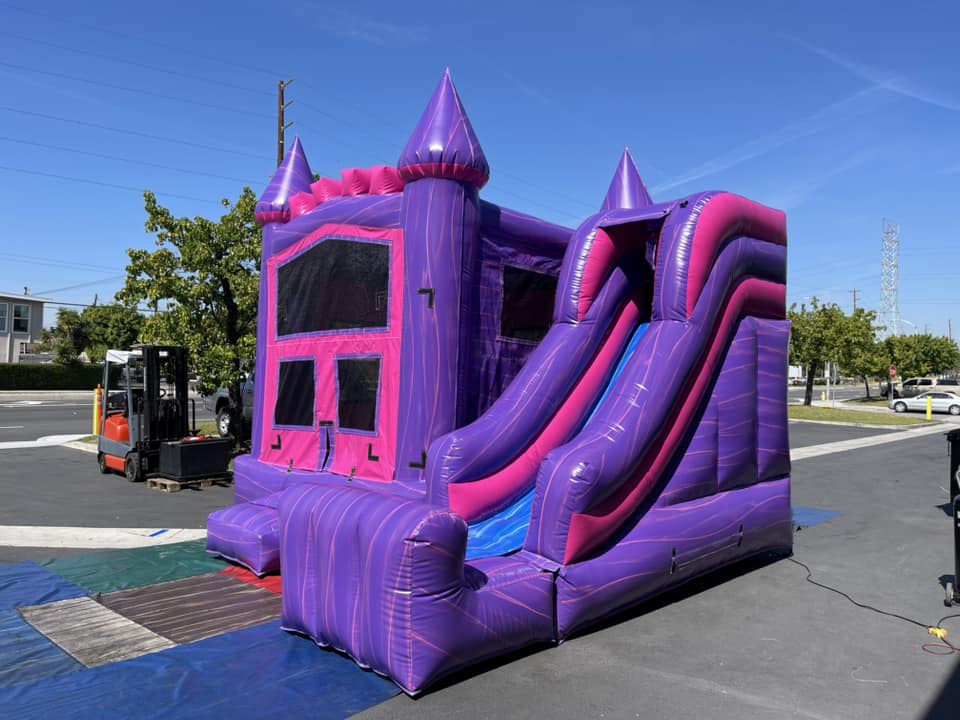 Commercial Bounce House With Slide For Events, Big Bounce Houses