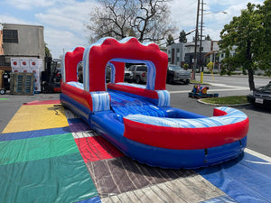 Inflatable Water Slide , Commercial Grade Inflatable Water Slides With Pool For Summer