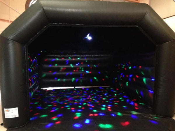 Square Black Inflatable Nightclub Tent Giant Poratable Vip Party Cube Night Club Bar