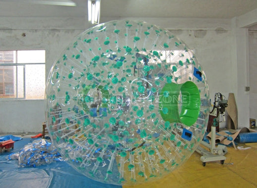 Funny Snow Land Inflatable Zorb Ball , Adult Zorb Ball Grass Rolling Ball