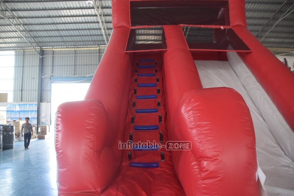 Commercial Inflatable Wet And Dry Water Slide Exciting Climb And Slide With Inflatable Splash Pool