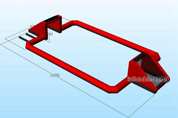 Inflatable-Zone Design Big Sports Games Inflatable Football Pitch Commercial Inflatable Soccer Field