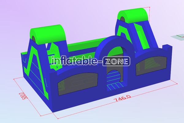 Inflatable-Zone Design Outdoor Giant Kids Inflatable Sports Interactive Game Inflatable Fun Party Playground Dry Slide