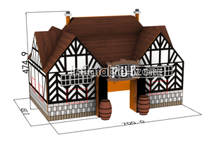Inflatable-Zone Design Large Inflatable Pub Play Tent Blow Up Club Outdoor Inflatable Irish Pub For Inflatable Nightclub
