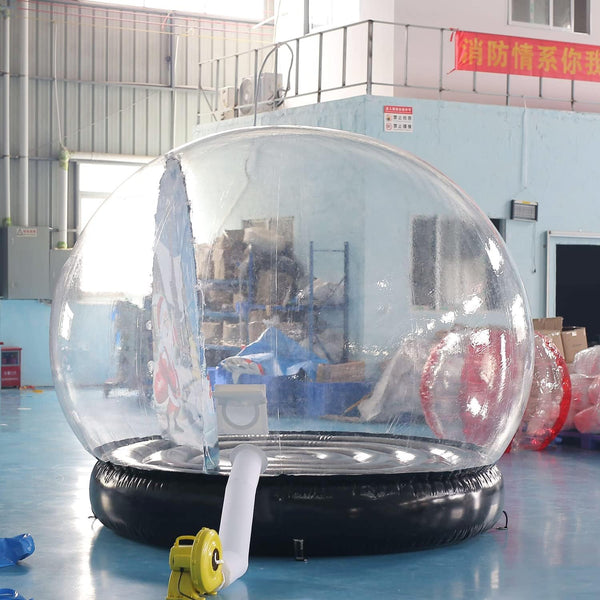 8.9ft inflatable snow globe with customized background