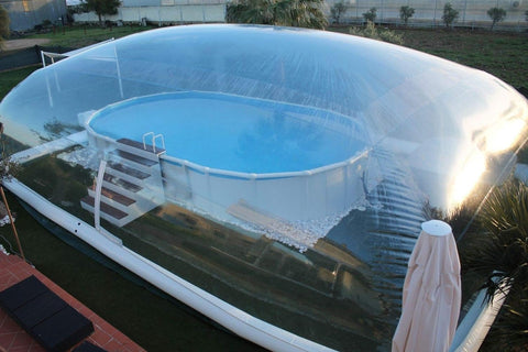Inflatable Above Ground Swimming Pool Solar Dome Cover Outdoor Tent