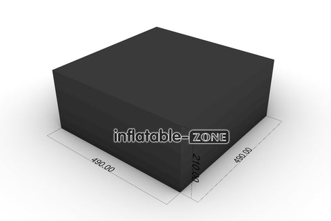 Inflatable-Zone Design Commercial Interactive Challenging Inflatable Laser Tag Maze Game Inflatable Black Maze House