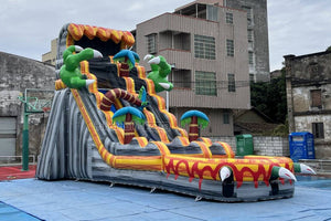Blow Up Dinosaur Inflatable Slide Play Pool With Slide Birthday Party Water Slide Near Me
