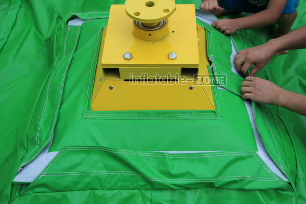 Outdoor Inflatable Wipeout Sports Games Mechanical Inflatable Sweeper Game For Kids And Adults