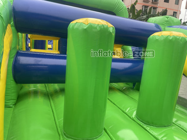 Giant Inflatable Obstacle Course Best Outdoor Obstacle Challenge Course Inflatable Sports Interactive Game