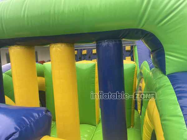 Giant Inflatable Obstacle Course Best Outdoor Obstacle Challenge Course Inflatable Sports Interactive Game