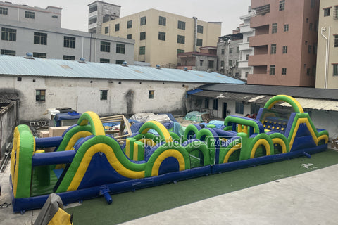 Giant Inflatable Obstacle Course Best Outdoor Obstacle Challenge Course Inflatable Sports Interactive Game