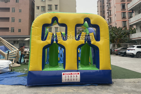 Giant Inflatable Obstacle Course Best Outdoor Obstacle Challenge Course Inflatable Sports Interactive Game