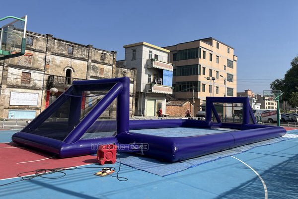 Big Inflatable Soap Football Field Soccer Court Arena Sports Game Inflatable Football Pitch