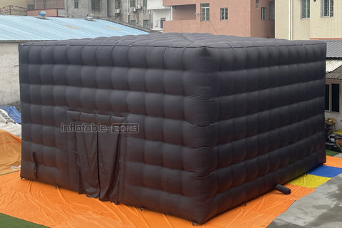 Black Inflatable Night Club Large Inflatable Party Tent Waterproof Nightclub House Disco Tent For Outdoor Wedding