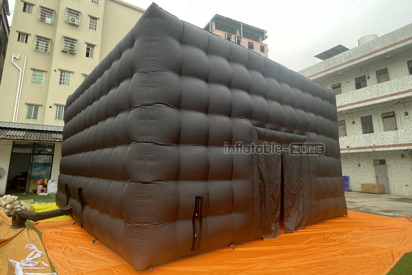 Black Inflatable Night Club Large Inflatable Party Tent Waterproof Nightclub House Disco Tent For Outdoor Wedding