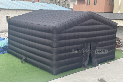 Backyard Large Black Inflatable Nightclub Wedding Tent Inflatable Disco Party Tent House Blow Up Nightclub