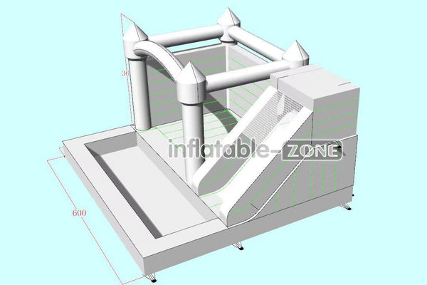 Inflatable-Zone Design Play Yard Inflatable Bouncer Castle Combo Bounce House Inflatable Slides With Ball Pits