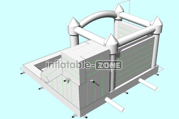 Inflatable-Zone Design Play Yard Inflatable Bouncer Castle Combo Bounce House Inflatable Slides With Ball Pits