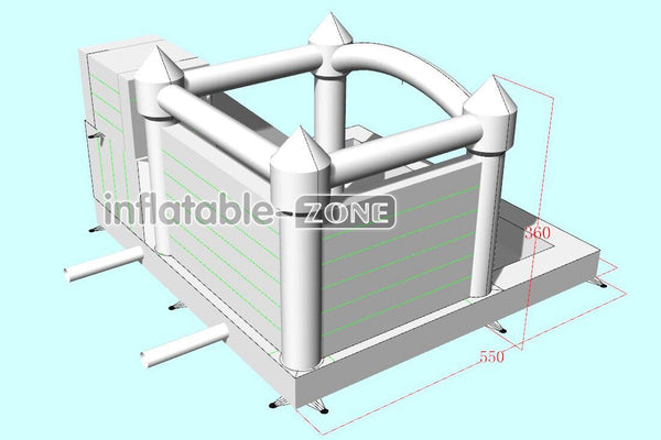 Inflatable-Zone Design Play Yard Inflatable Bouncer Castle Combo Bounce House Inflatable Slides With Ball Pits