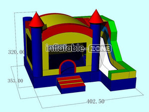 Inflatable-Zone Design All Fun Bouncing Inflatable Commercial Bouncy Castle Combo Bounce House With Slide Play Center