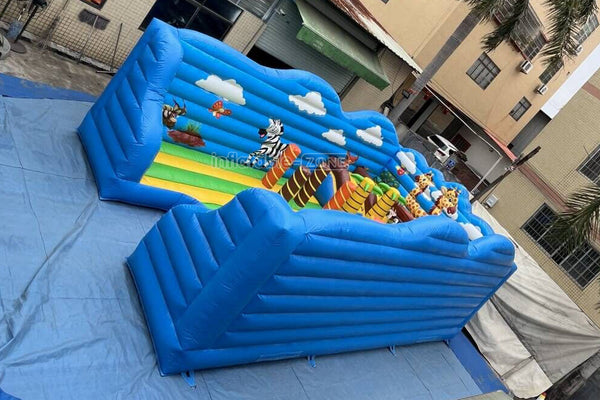 Commercial Inflatable Fun City Colorful Play Inflatable Kids Playground Inflatable Amusement Equipment
