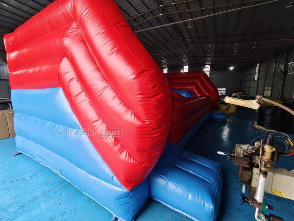 Commercial Inflatable Red Balls Wipeout Big Inflatable Big Baller Obstacle Course Challenge Games