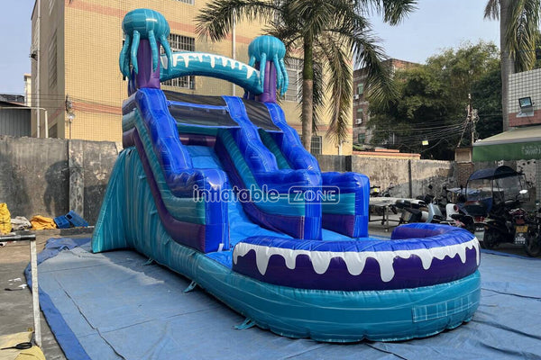 Commercial Inflatable Water Slide Blow Up Jumper Near Me Jellyfish Waterslide For Above Ground Pool