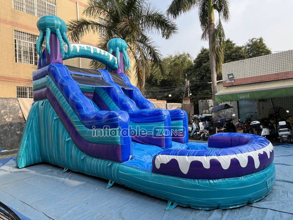 Commercial Inflatable Water Slide Blow Up Jumper Near Me Jellyfish Waterslide For Above Ground Pool
