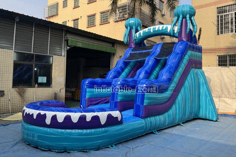 Commercial Inflatable Water Slide Blow Up Jumper Near Me Jellyfish Waterslide For Above Ground Pool